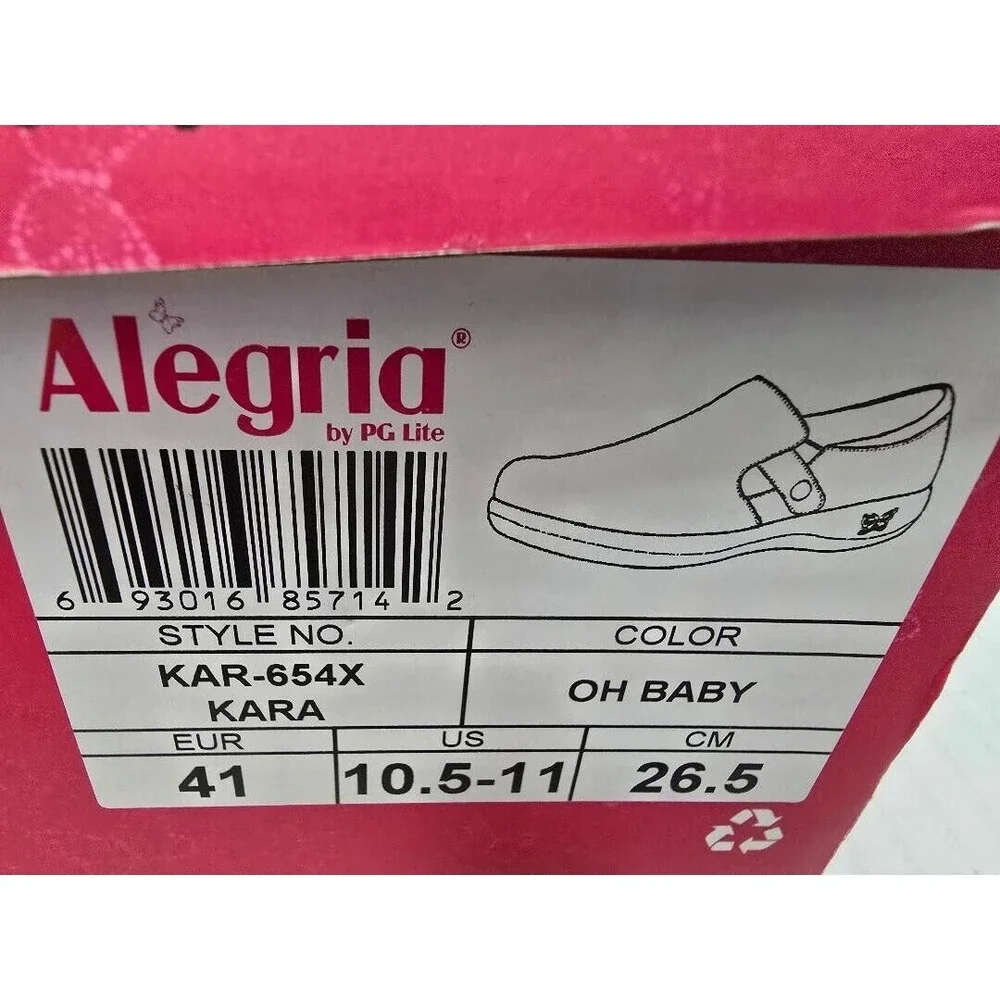 Alegria Slip On Kara Shoes Women's Size US 10.5 - 11 EU 41 Oh Baby NIB